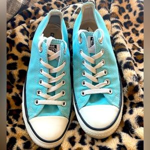 Teal Blue Converse